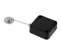 Hemobllo Retractable Anti-Lost Cable Lock with Steel Wire 1m Length, Automatic Retractable Security Wire Case for Retail Display Anti-Theft Equipment with Lock and Iron Cap