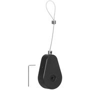 Hemobllo Retractable Anti-Theft Cable Lock with Steel Wire 1m Length Automatic Cable Security Case for Electronics Display and Asset Protection