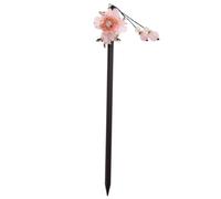 Hemobllo Retro Style Peach Blossom Wood Hair Chopstick Hair Accessory with Delicate Ornaments Practical for Casual Occasions and Cosplay Enhancing Female Charm