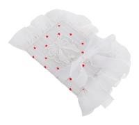 Hemobllo Reusable Fabric Book Cover with Bowknot and Heart Pattern for Journals and Planners Versatile Use Comfortable Touch Stylish White Book Sleeve