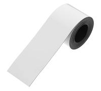 Hemobllo Reusable Magnetic Writable Labels 50mm Wide White Roll 3m Long, Erasable Blank Name Tags for Whiteboards, Refrigerators, and Storage Organization