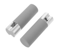Hemobllo Roller Blind Cord Weight 2Pcs Grey Plastic Frosted Pull Handle for Vertical and Roman Blinds Secure Home Window Use