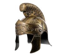 Hemobllo Roman Soldier Helmet Cosplay Headgear Middle Ages Costume Accessory Historical Ancient Roman Helmet for Party and Larp Easy to Store and Clean