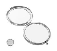 Hemobllo Rose Gold Pocket Makeup Mirror Compact Travel Mirror for Brides and Bridesmaids for Wedding Gifts and Outdoor Use