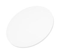 Hemobllo Round Cotton Canvas Panel Thick Stretched Wooden Frame for Painting Drawing DIY Art White Sturdy Artist Canvas for Oils Acrylics Gouache Tempera