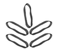 Hemobllo Rubber Tank Tracks Replacement 5Pcs for DIY Remote Control Robot Models Strong Grip for Wet and Slippery Surfaces Easy Installation