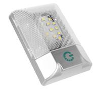 Hemobllo Rv Dimmable Reading Light 120 LED 12-24v Camper Interior Ceiling Lamp for Motorhome Caravan Boat with Touch Control and Three-color Adjustable Brightness