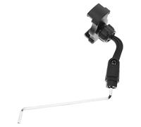 Hemobllo Saxophone Sheet Music Clip Adjustable Angle Lightweight Black Abs Stainless Steel Phone Clamp Perch for Practice Sessions and Rehearsals