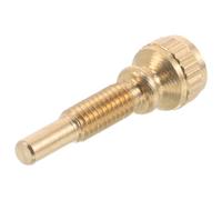Hemobllo Screw Repair Trumpet Tuning Precision Golden Metal Slide Part for Flat Trumpet, Anti-slip Adjustment B Wind Instrument