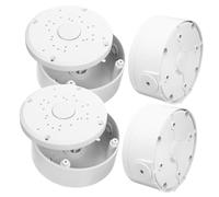Hemobllo Security Camera Holder 4pcs Waterproof Electrical Box Outdoor Camera Junction Box Cover