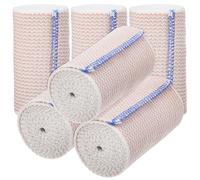 Hemobllo Self Adhering Bandage Wrap 6 Rolls Stretch Tape for Sports Strap and Wound Dressing Compact and Portable for Active Use