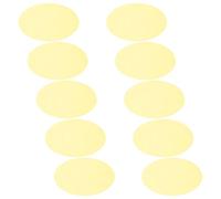 Hemobllo Self-Adhesive Round Diffuser Sheet 12Cm Diameter Plastic Gel Film 10Pcs for LED Downlight Soft Warm Light Correction for Stage and Photography