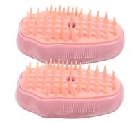 Hemobllo Self-Cleaning Cat Steam Brush Electric PET Bath Massage Grooming Brush Set 2pcs Cat Bath and PET Hair Remover for Grooming and Bathing