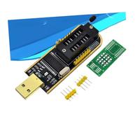 Hemobllo Series Flash Bios Usb Programmer Software and Driver Cha Programming Unit for Bios Flashing Supports Series Chips Usb to Ttl Port Led Status Indicator