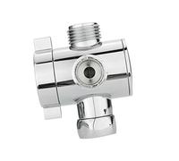 Hemobllo Shower Diverter for Bathroom Faucet Valve Diverter Connector Circular Buckle Design for Hose Changeover