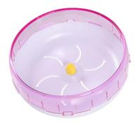 Hemobllo Silent Prevents Exercise Hamster Plastic 17.5cm Running Wheel Roller Noiseless Spinner for Reduces Damage and Obesity Pet Hamsters Furniture