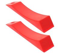 Hemobllo Silicone Loading Aid Tool 1 Pair Impact Reduction Pad for Deadlift and Barbell Training Exercises at Home