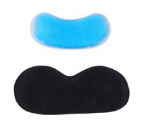 Hemobllo Silk Sleep Mask for Men with Free Head Strap and Shading Function, Lightweight Black Sleeping Eye Mask for Travel and Home Use, Comfortable and Soft Eye Cover