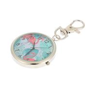 Hemobllo Silver Alloy Pocket Watch with Numbers and Portable Design and Elderly, Modern Creative Hanging Watch Suitable for Exams and Nursing Use