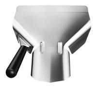 Hemobllo Silver Stainless Steel French Fry Scoop with Lightweight Design and Food Portioning Feature, Suitable for Dry Products and Popcorn, for Bar and Cinema Use