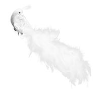 Hemobllo Simulated Xmas Decoration Clip Ornament Long Tail Artificial Christmas Tree Adornment Festive Home Party Prop with Natural Craft Cozy Holiday Atmosphere Enhancer