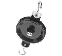 Hemobllo Single Pulley Teaching Aid for Student Experiment with Hook for Physics Mechanics Experiments, Sturdy Iron and Material, Easy to Operate Educational Pulley Block