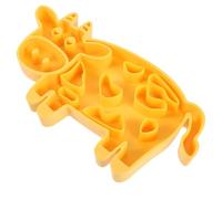 Hemobllo Slow Feeder Dog Bowl Yellow Pet Dish with Cartoon Design Non-spill Suitable for Healthy Eating Messy Eaters