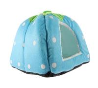 Hemobllo Small Animal Hideout Tent for Guinea Pigs Breathable Nest Fun Exercise Space Washable Cozy Bed for Hamsters for Relaxation and Play Lake