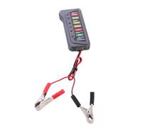 Hemobllo Smart Battery Tester and Alternator Checker Professional LED Indicator ABS Plastic Black Suitable for Car Diagnostics