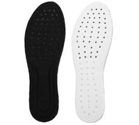 Hemobllo Soft Pu Running Insoles for Adults, Breathable Shock-Absorption Cushion Insoles, Prevent Side Slips and Protect the Foot, for Exercise and Daily Wear