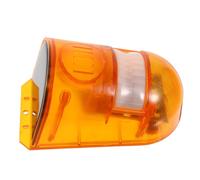 Hemobllo Solar Security Alarm Light with Infrared Motion Sensor, LED Anti-Theft Warning Lamp for Outdoor Use, Solar Powered Safety Caution Light for Garden and Property Protection