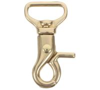 Hemobllo Solid Brass Swivel Snap Hook Heavy Duty Keychain Clip with Mirror Polished Finish Sturdy Trigger Lobster Clasp for Handbags Purse Straps and DIY Craft Accessories