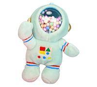 Hemobllo Spaceman Keychain Plush Doll Decorative Spaceman Pendant Portable Plush Hanging Key Ring for Bag Backpack Boys and Girls and Teens Green Space Bear