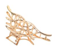 Hemobllo Spiderweb Hair Claw Clip for Women in Golden Zinc Alloy, Unique Chic Cobweb Design, Practical for Makeup and Cooking, Hair Accessory for Birthdays and Ceremonies