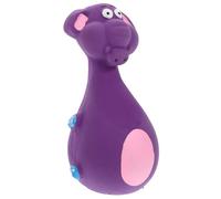 Hemobllo Squeaky Latex Dog for Puppies Elephant Shaped Sturdy Chew to Avoid Furniture Damage for Boredom and Daily Use Purple Cartoon Shape Pet