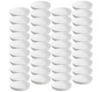 Hemobllo Stackable Cup Lids 150pcs Paper Cup Protector Disposable Paper Lids Dustproof for Bars Restaurants and Home