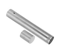 Hemobllo Stainless Steel Birth Certificate Holder Tube Fireproof Document Storage Case for Keepsake Scroll Container for Baptism Certificates and Minimalist Design