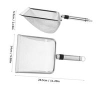 Hemobllo Stainless Steel Cat Litter Scoop Durable Metal Sand Sifter with Non Stick Surface Wide Mouth Design for Easy Cleaning Cat Supplies and Poo Scooper Tool for Pets