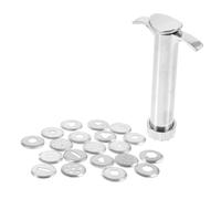 Hemobllo Stainless Steel Clay Extruder Tool Set with Polymer Clay Molds Multi Use Squeezer for Pottery DIY Sculpting Kit for Artists Students and Hobbyists