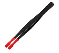 Hemobllo Stainless Steel Crafting Tweezers Lightweight Multipurpose Tools for Stamps and False Eyelashes with Protective Cover for Home Use