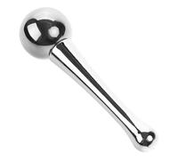 Hemobllo Stainless Steel Facial Ice Roller Massage Stick for Face and Eyes, Cooling Ice Globes for Facial De-puffing and Skin Soothing, Handheld Beauty Tool for Men and Women