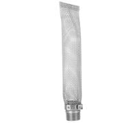 Hemobllo Stainless Steel Hop Strainer and Dry Filter Tube 6-Inch with 1-2 Inch Threaded Connection for Wine Making and Home Brewing