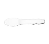 Hemobllo Stainless Steel Makeup Spatula for Dispensing Skincare Products and Face Massage, Compact Portable Beauty Spatula Suitable for Carrying in Your Purse and Daily Makeup Use