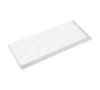 Hemobllo Stainless Steel Mesh Ruler with 1020 Blank Grids for DIY Rhinestone Art, Gem Painting Fix Tool, Embroidery Supplies, Non-stick Metal Drawing Locator for Crafts