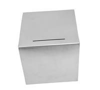 Hemobllo Stainless Steel Piggy Bank for Adults Medium Secure Money Box with Slot Metal Coin Container Encourages Saving Habits Easy to Clean Tamper Resistant Safe Jar for Cash and Donations
