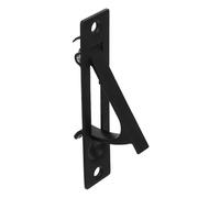 Hemobllo Stainless Steel Pocket Door Handle Flush Pull Black Recessed Sliding Door Edge Hidden Handle for Closet Spring Loaded Hardware