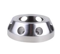 Hemobllo Stainless Steel Tea Heater Tea Holder Warmer Warmer with Candle Stand Silver for Home Use Suitable for Bar and Wedding Banquet