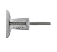 Hemobllo Stainless Steel Tyre Tread Depth Gauge Tire Ruler 3.5 Inch Measuring Tool with Easy-Read Scale Shock-Resistant for Accurate Safety Check