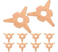 Hemobllo Star Shaped Dent Puller Rings 50Pcs Iron Washers for Spot Welding Auto Body Repair Tool Multi-Flower Triangular Accessories for Panel Pulling