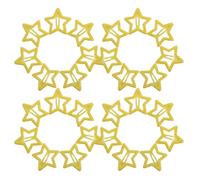 Hemobllo Star Snap Hair Clips 30pcs Metal Yellow Small Five-pointed Star Side Barrettes for and School